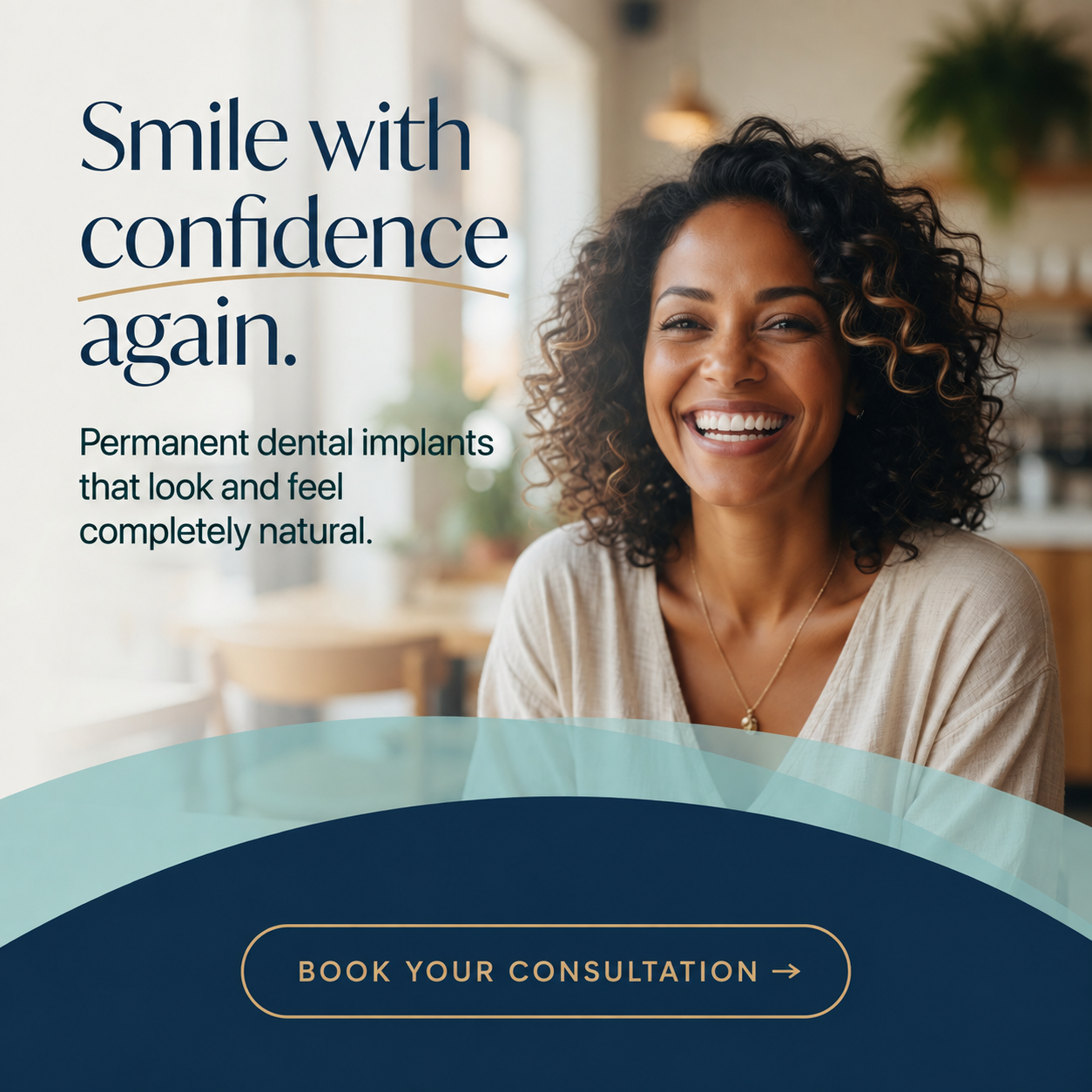 Dental practice ad creative produced by Growbi, variation 11
