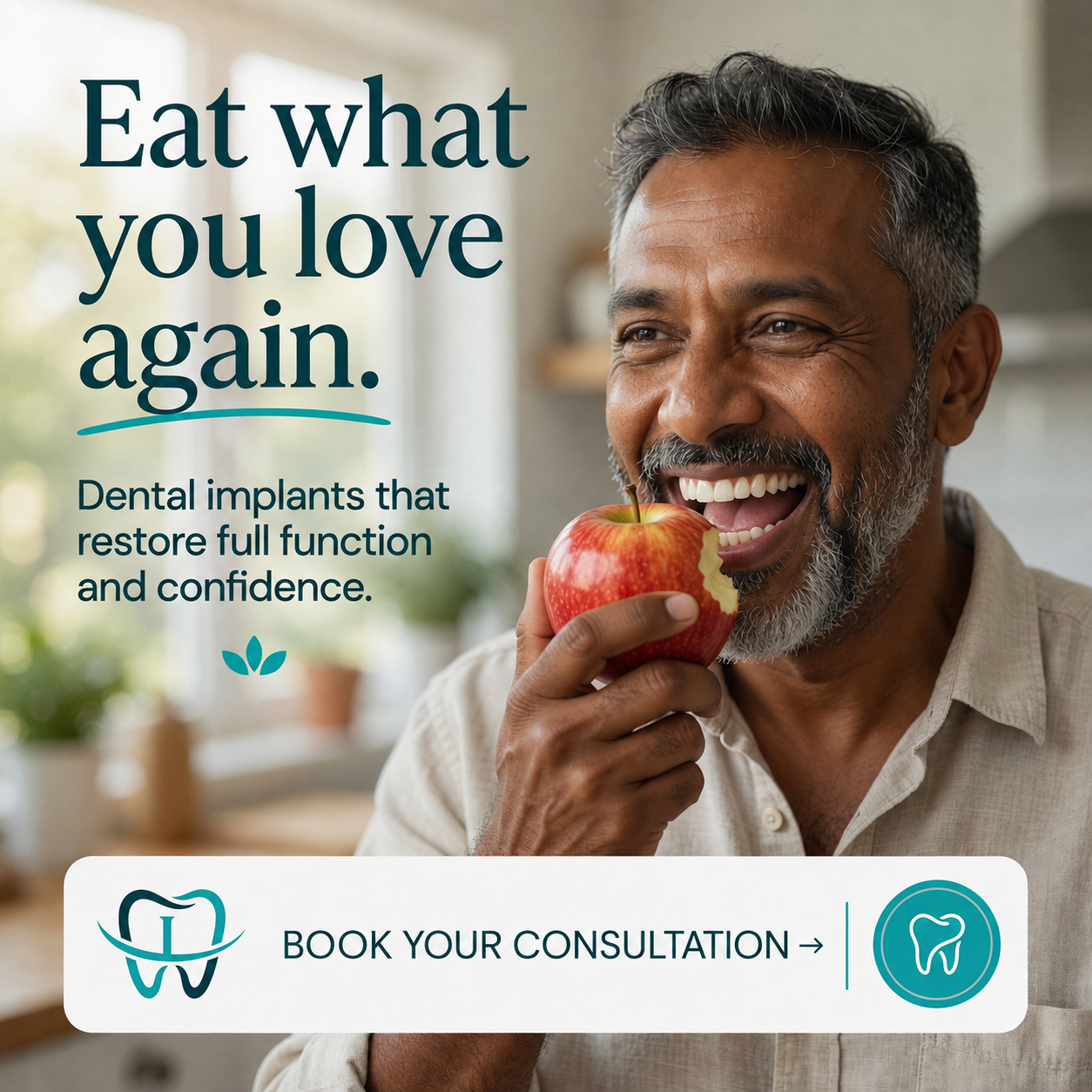 Dental practice ad creative produced by Growbi, variation 12