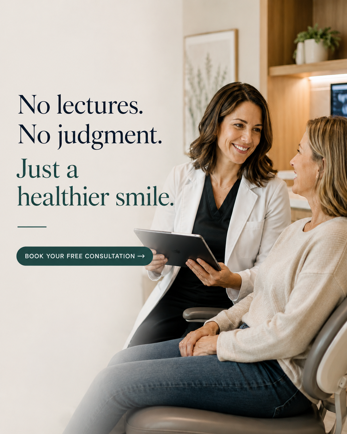 Dental practice ad creative produced by Growbi, variation 5