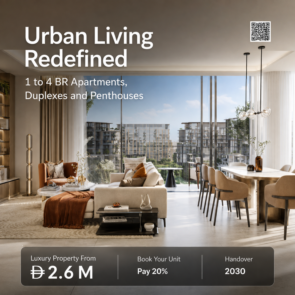Real estate ad creative produced by Growbi, variation 4