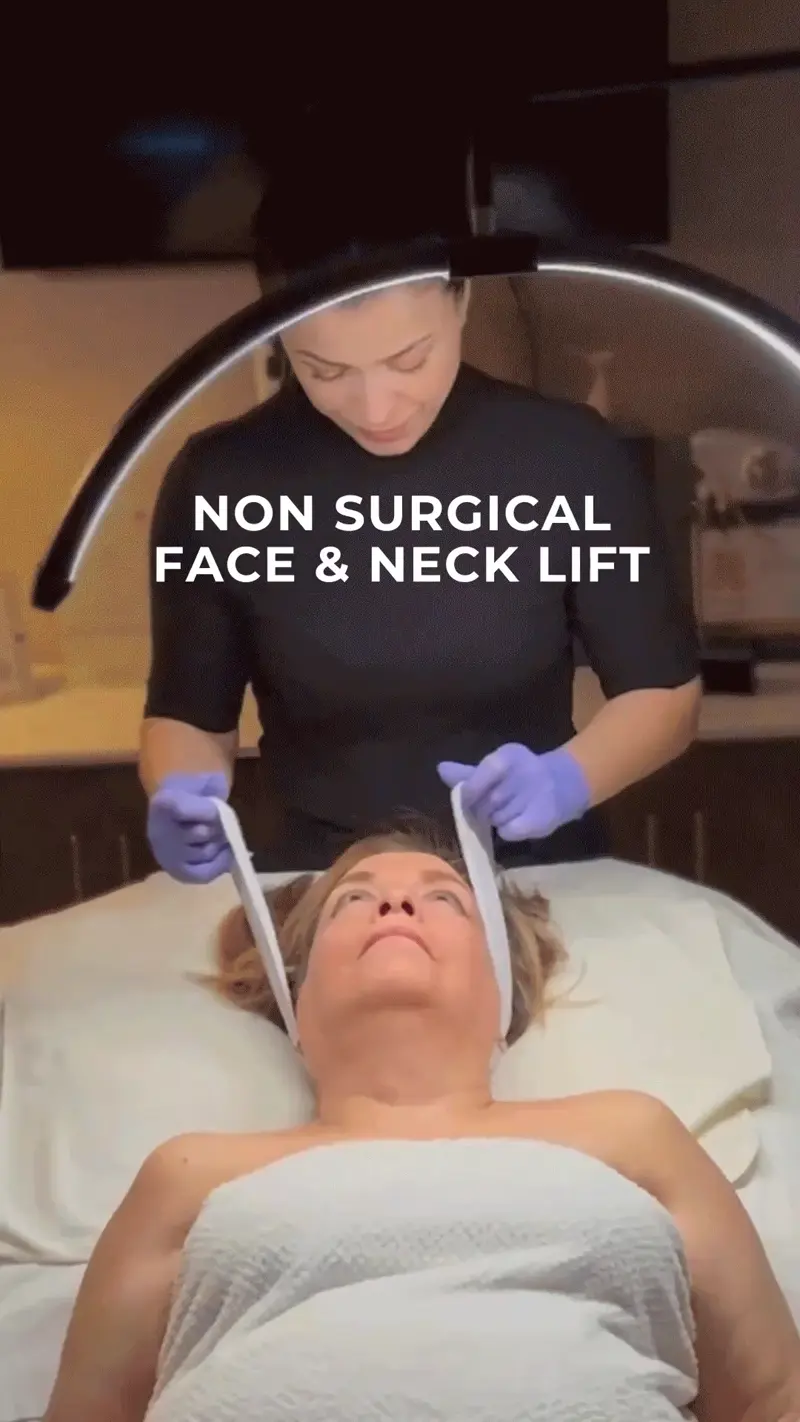 Animated med spa treatment ad produced by Growbi, variation 8